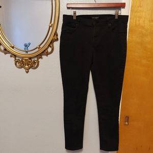 Express Jeans skinny black size 8, short, W30/L27